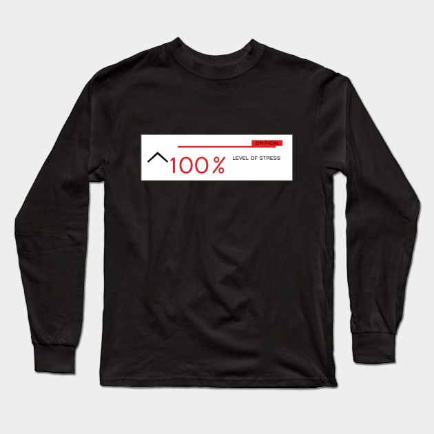 Level of stress Long Sleeve T-Shirt by kexa